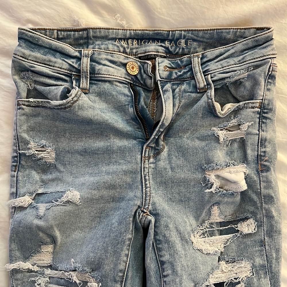 American eagle ripped jeans